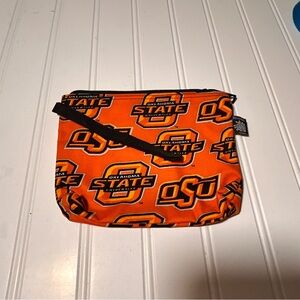 Oklahoma State University Orange Wristlet NWOT
